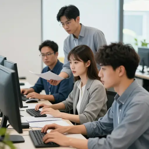 他们工作得非常努力。
