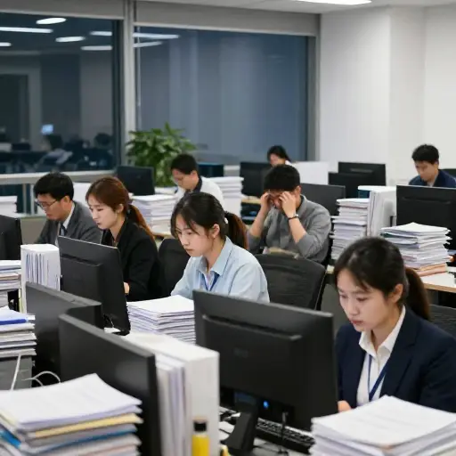 日常的办公室例行公事让人们感到压力很大。