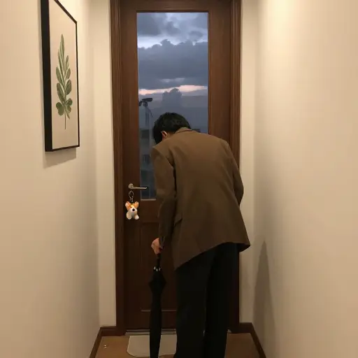 别忘了带伞，下午会有一场大暴雨。