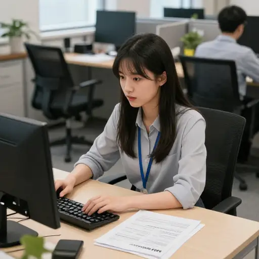 她将以临时的方式为我们工作。