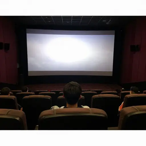 我偶尔会犒劳自己去看场电影。