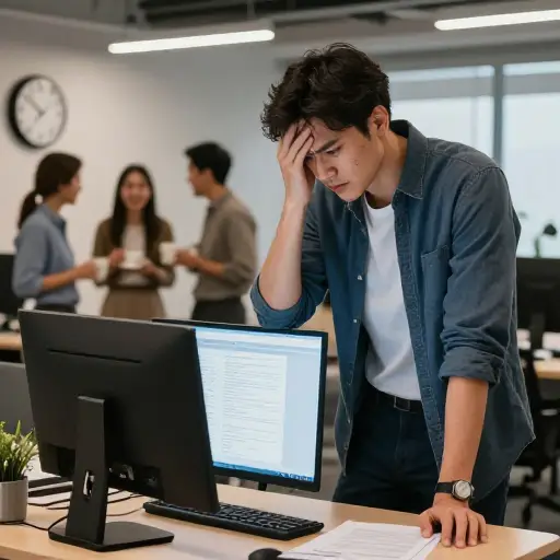 如果你当时专心工作而不是浪费时间聊天，你现在早就完成了。