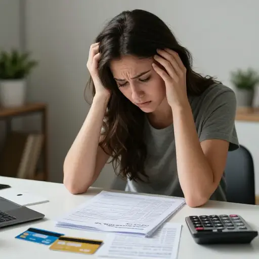 她在陷入债务后，以艰难的方式学会了如何预算资金。