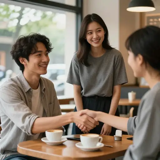 安德鲁和珍通过一个共同的朋友被介绍认识。