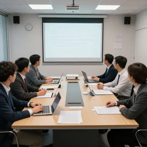 会议即将开始。