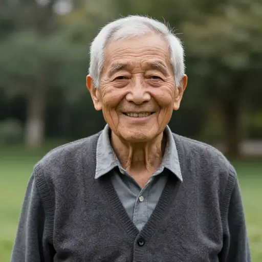 他93岁了，依然很健朗！