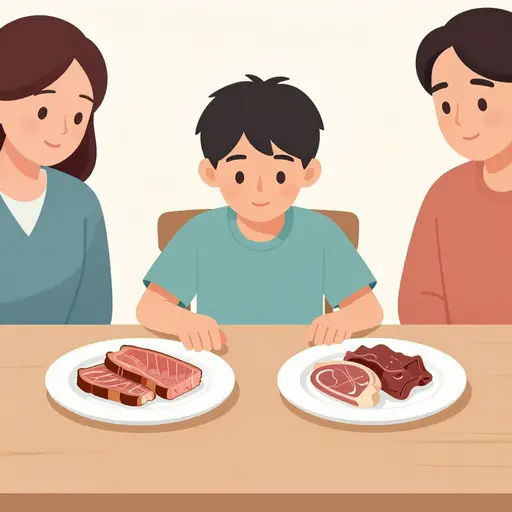 你想要哪个，牛肉还是羊肉？