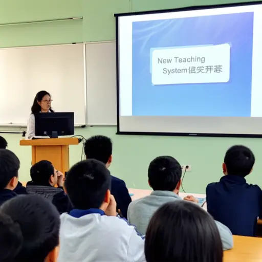学校下个月将引入一种新的教学系统。