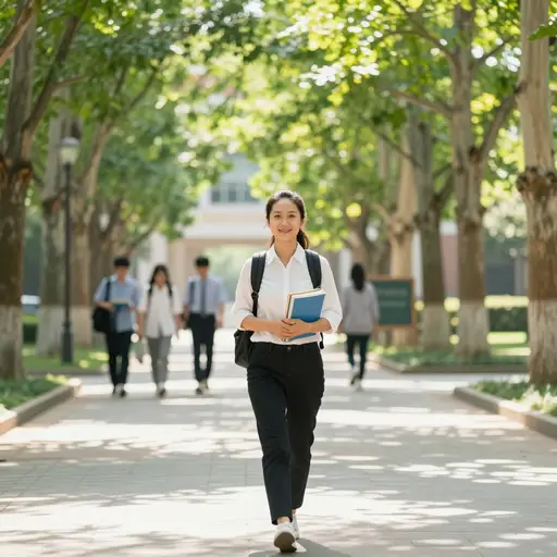 她三十多岁时决定重返学校。