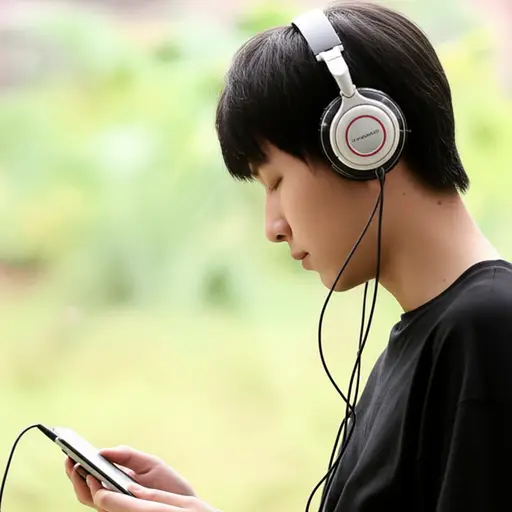 我经常用我的MP3播放器听音乐。