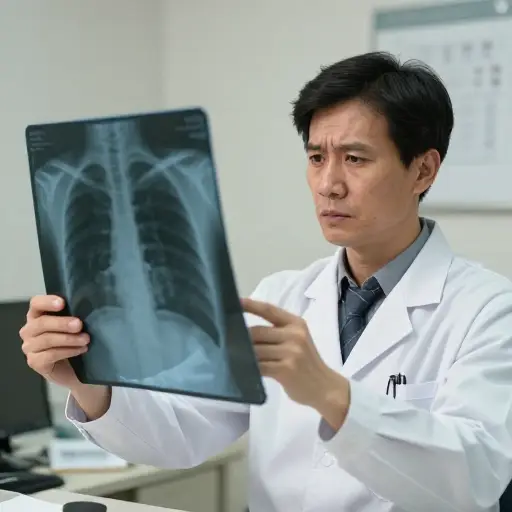 诊断结果是肺癌。