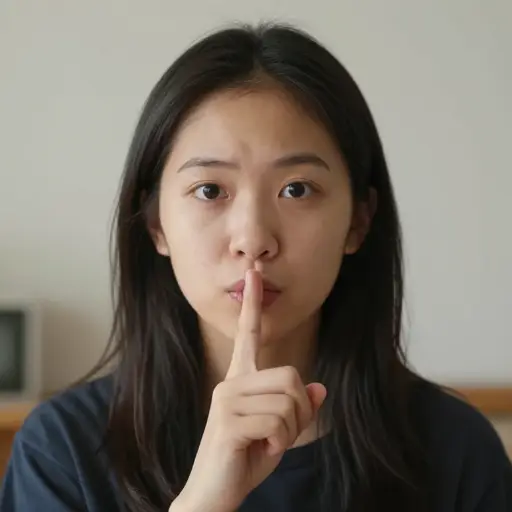 请降低你的声音。