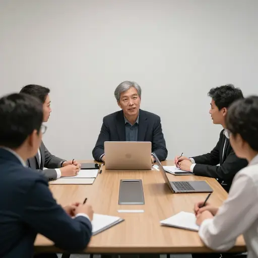 他只在团队讨论中偶尔发言。
