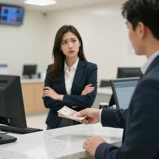 从联名账户中突然取款引发了争执。