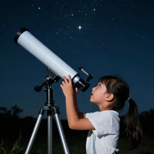 她对科学的毕生迷恋始于她第一次通过望远镜观察星空。