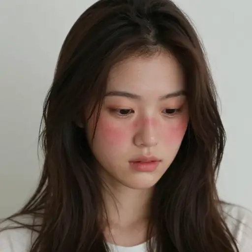 她感到一股血液突然涌上脸颊。