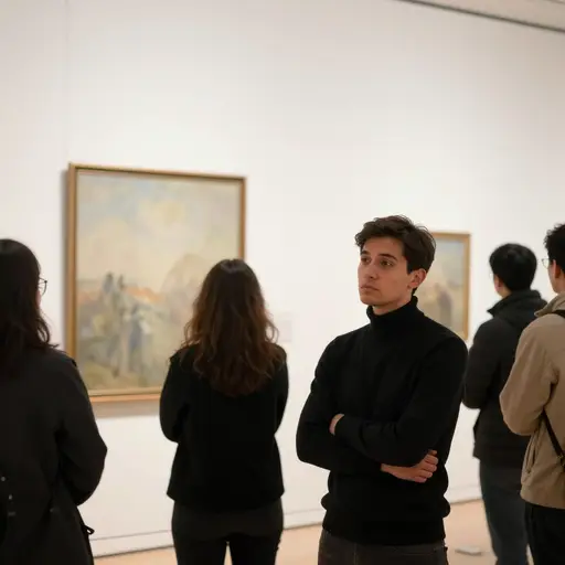 那位艺术评论家将这展览贬为一堆矫揉造作的感伤肖像画和哭泣孩童像的合集。