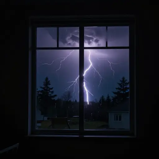 暴风雨期间，停电是常有的事。