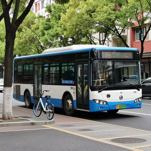 你可以坐公交车，或者，你也可以骑自行车。