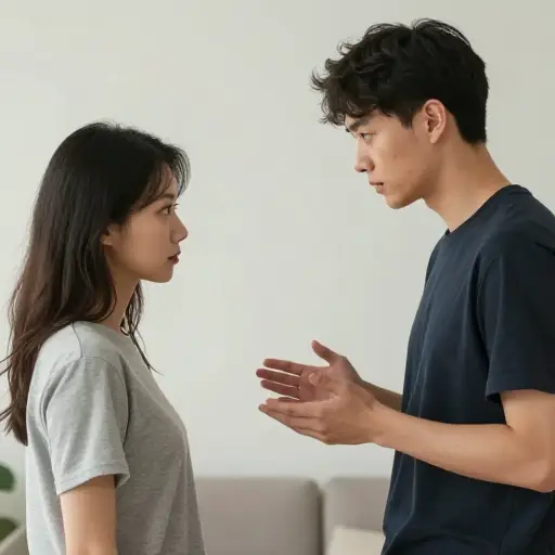 她轻蔑地看了他一眼，显然对他的借口不屑一顾。