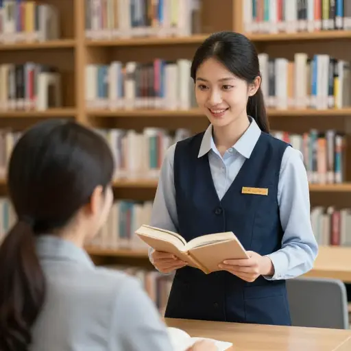 图书馆员工非常有礼貌且乐于助人。