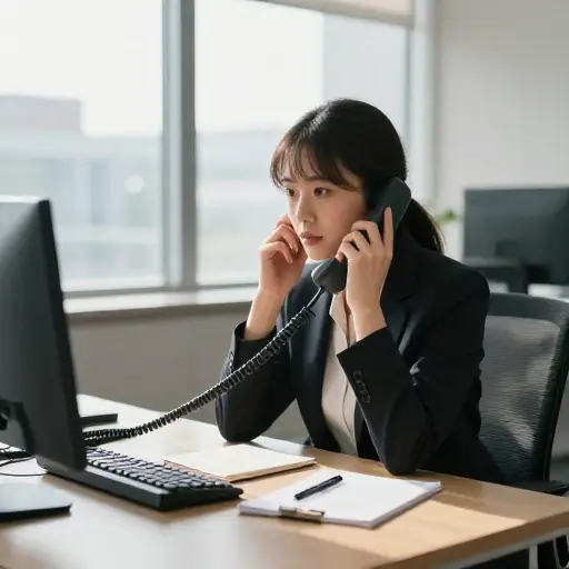 今天下午我会让我的秘书给她打电话。