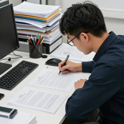 尽管他的桌子很乱，但你不应该以貌取人；他的工作实际上非常细致。