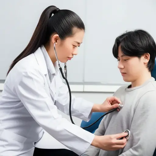 医生检查了我的健康状况。