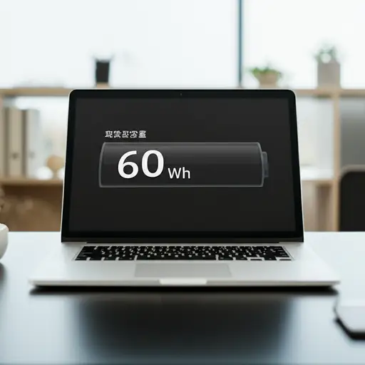 我的笔记本电脑电池容量是60瓦时。