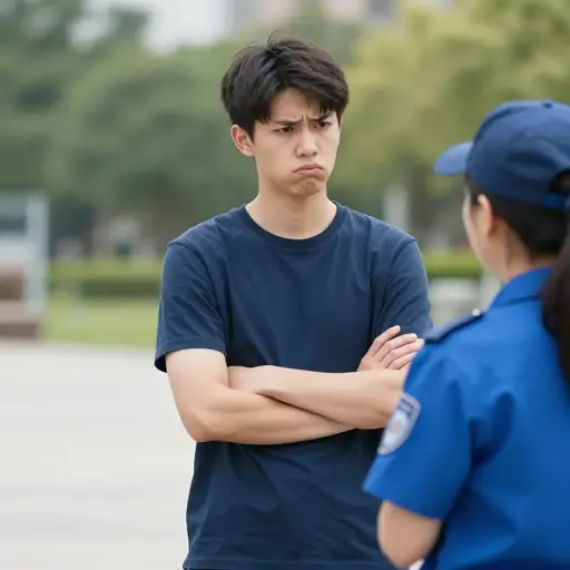 他对权威表现出十足的不尊重。