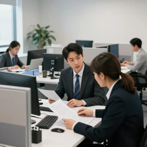 公司有几名中层经理负责日常运营。