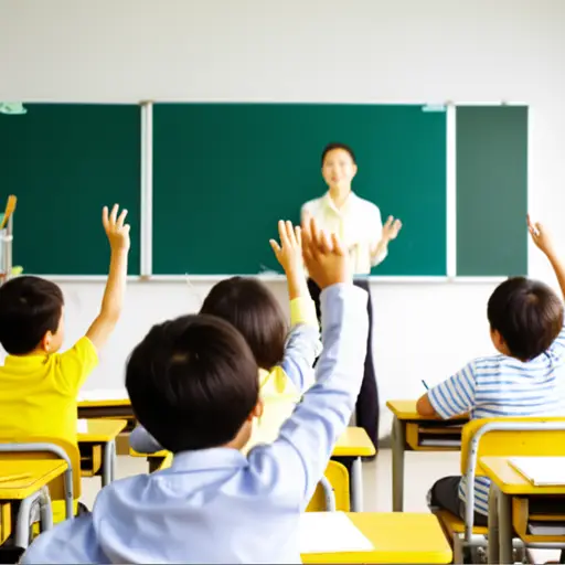 孩子们在学校表现得很好。