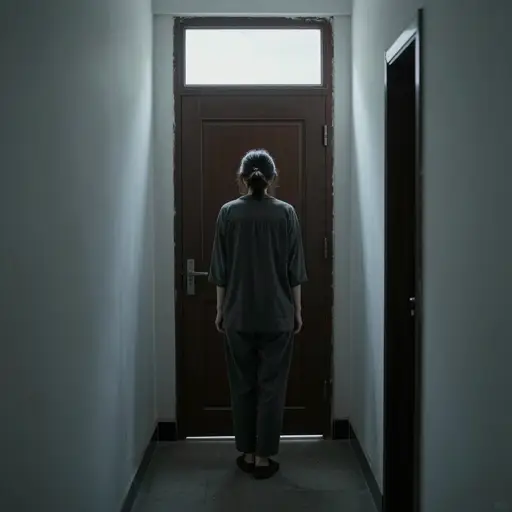 她在为自己的错误服刑期间反思了自己的人生。