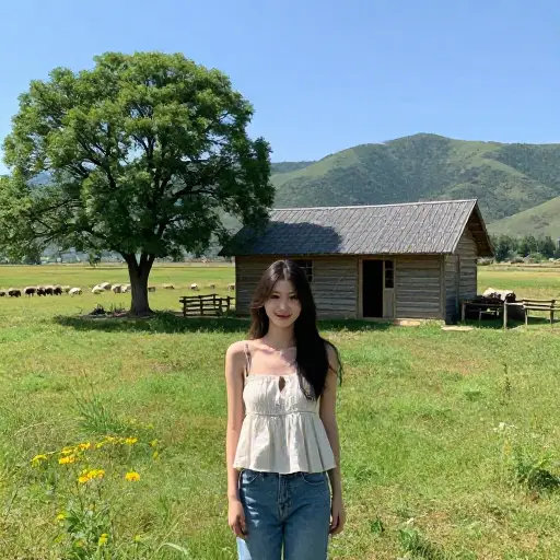在乡村过着无忧无虑的生活是她的终极梦想。