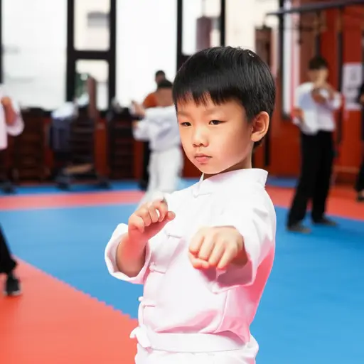 我的弟弟正在学习一门武术课程，他对功夫特别感兴趣。