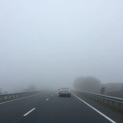 因为那是一个有雾的下午，开车很困难。