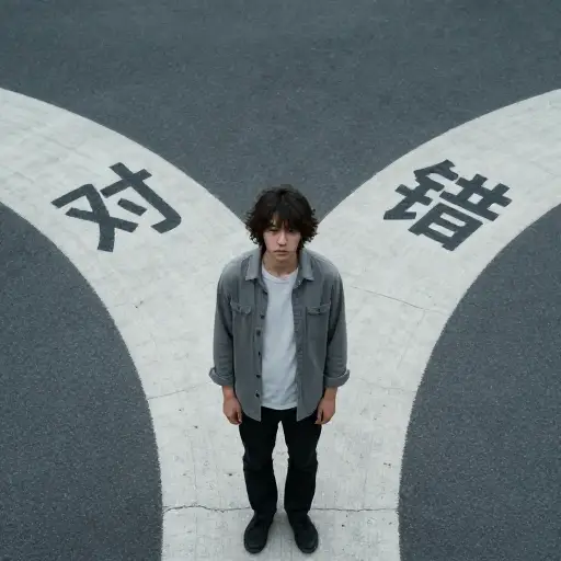 不仅他们的批判感会萎缩，而且他们将无法区分对错。