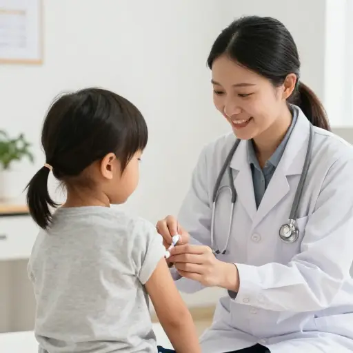 接种疫苗可以保护儿童免受某些疾病的侵害。