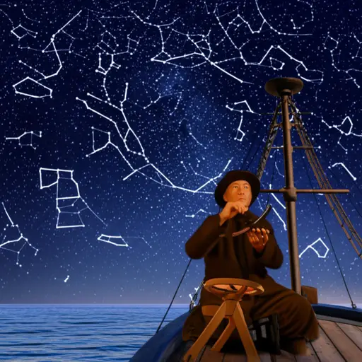 古代航海家依靠天体的位置来导航。