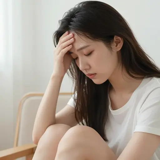 看到这么多血让她感到头晕目眩。
