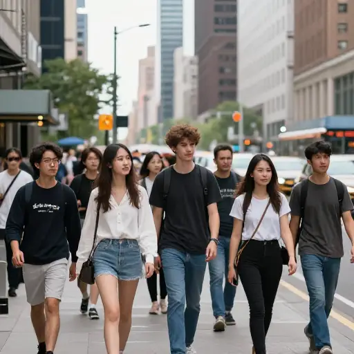 这个城市的人口统计数据表明年轻人比例正在上升。