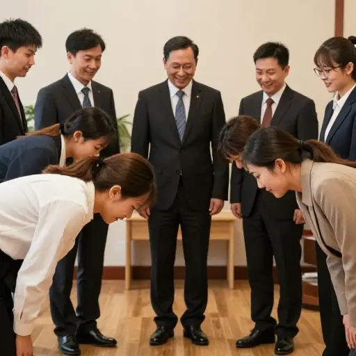 他们的礼貌给我们留下了深刻印象。