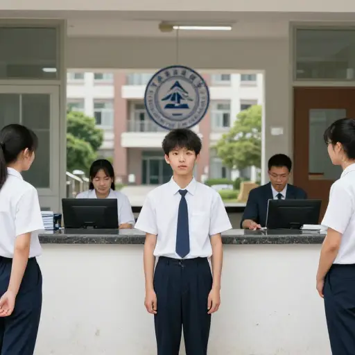 我代表整个学校，就接待区的改进提出一些建议。