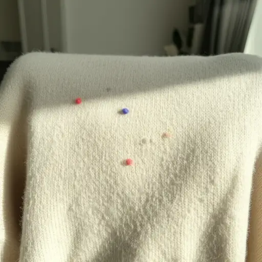 毛衣里的小毛球整个下午都在不停地轻咬我。