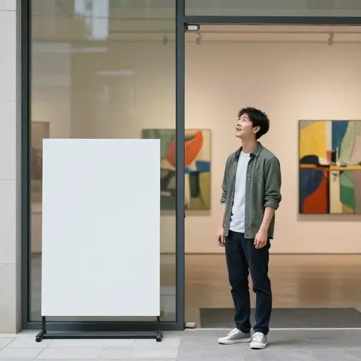 那位画家，我十分钦佩，马上有新展览要开幕。