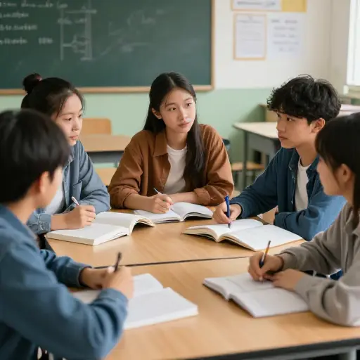我们决定通过组合不同班级的学生来组建一个学习小组。
