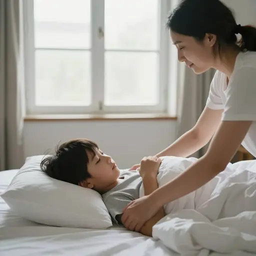 我妈妈昨天早上六点叫醒了我。