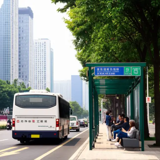 我们可以在下一个公交车站下车。