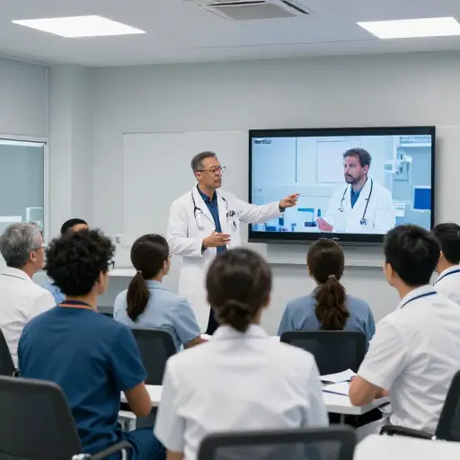 医生经常通过国际培训获得宝贵的临床经验。