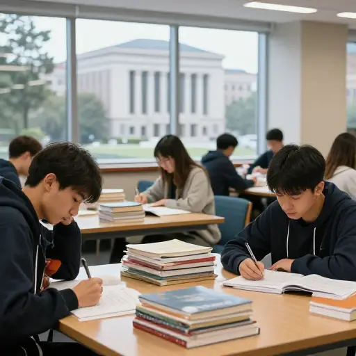 进入顶尖大学的竞争非常激烈。